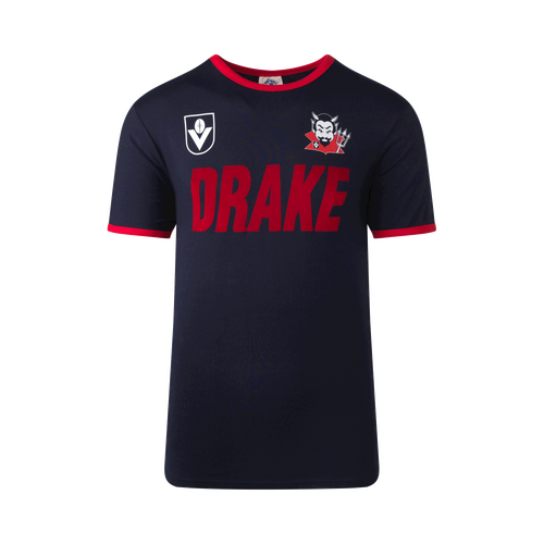 Melbourne Demons Mens DRAKE Throwback Tee