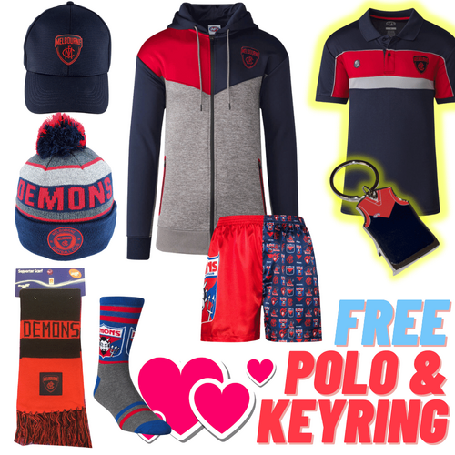Melbourne Demons Premium Footy Lovers Pack