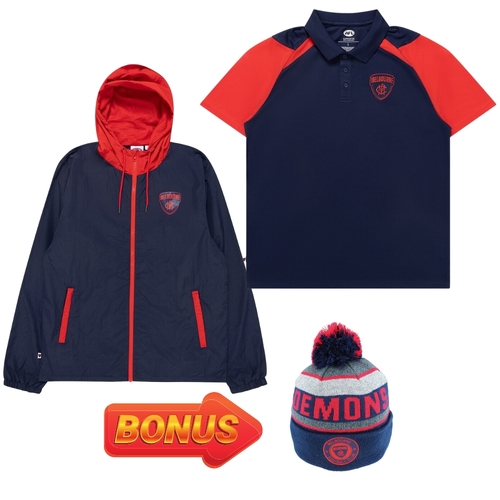 Melbourne Demons Jacket & Polo Combo