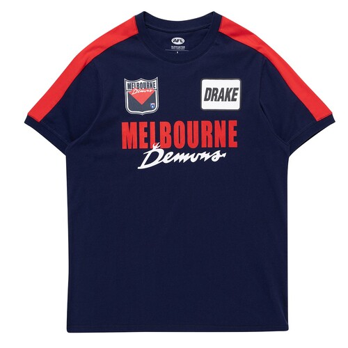 Melbourne Demons Mens Throwback Logo T-Shirt