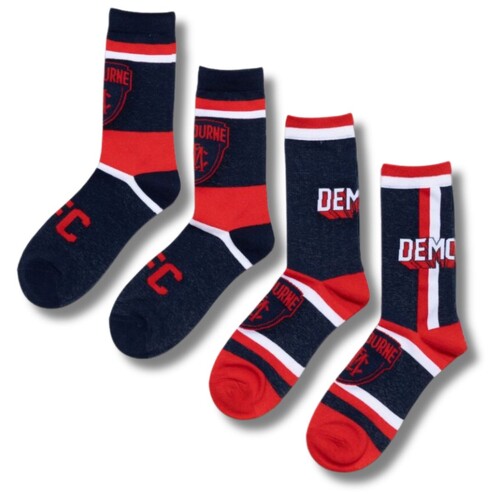 Melbourne Demons 2-Pack Mens Club Socks