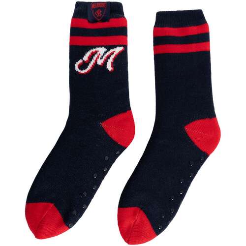 Melbourne Demons Knitted Bed Socks
