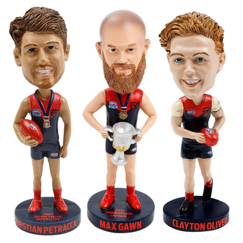 Melbourne Demons 2021 Premiership Bobblehead Bundle