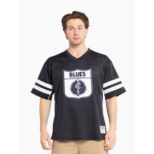 Carlton Blues Mitchell & Ness Oversized Mesh Tee 