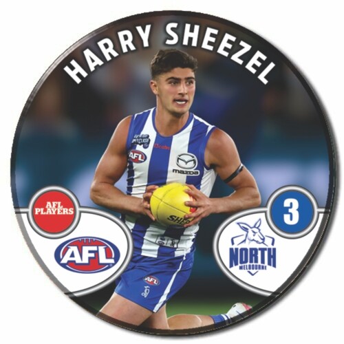 North Melbourne Kangaroos 2026 Player Action Badge - SHEEZEL