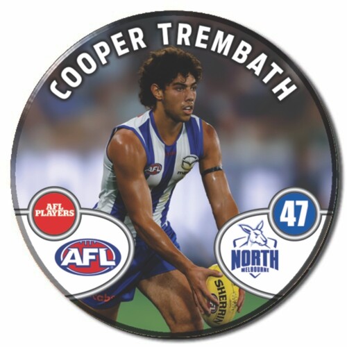 North Melbourne Kangaroos 2026 Player Action Badge - TREMBATH