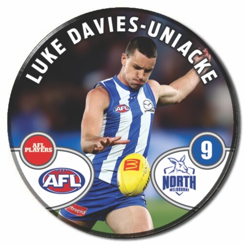 North Melbourne Kangaroos 2026 Player Action Badge - DAVIES-UNIACKE