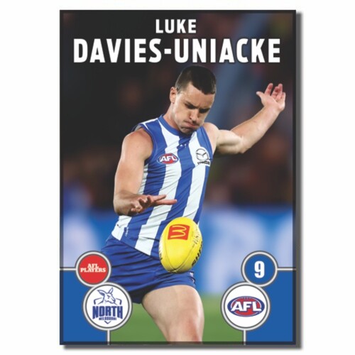 North Melbourne Kangaroos 2026 Player Action Magnet - DAVIES-UNIACKE