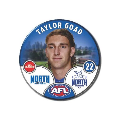 North Melbourne Kangaroos 2025 Player Pin Badge - GOAD