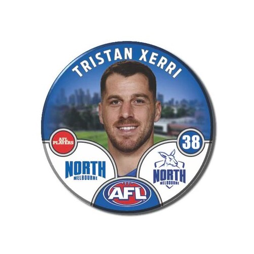 North Melbourne Kangaroos 2025 Player Pin Badge - XERRI