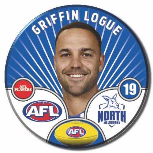 North Melbourne Kangaroos 2026 Player Pin Badge - LOGUE