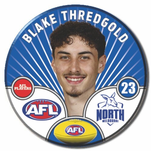 North Melbourne Kangaroos 2026 Player Pin Badge - THREDGOLD