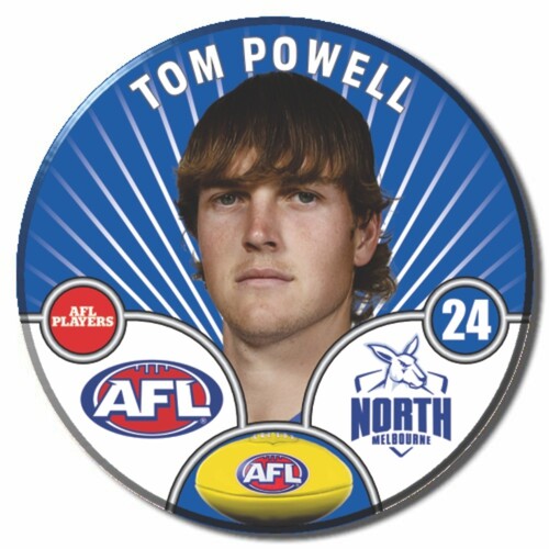 North Melbourne Kangaroos 2026 Player Pin Badge - POWELL
