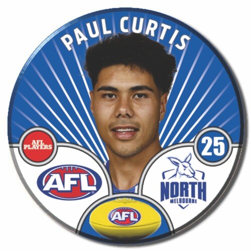 North Melbourne Kangaroos 2026 Player Pin Badge - CURTIS