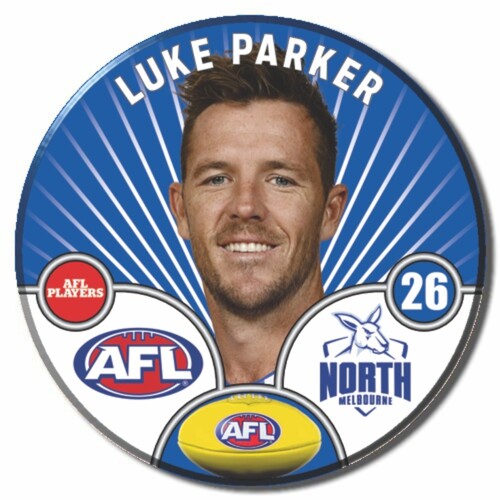 North Melbourne Kangaroos 2026 Player Pin Badge - PARKER