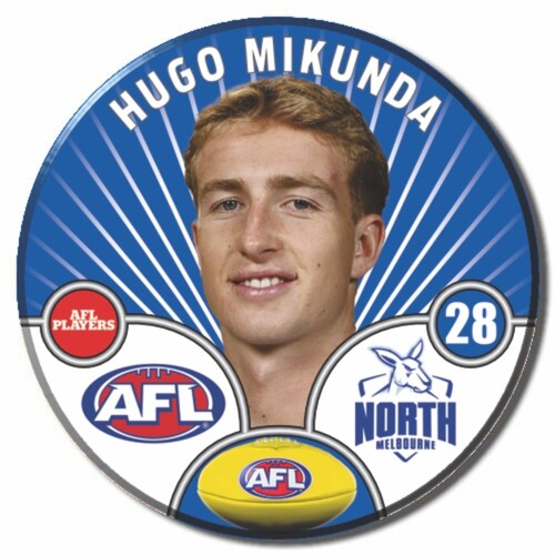 North Melbourne Kangaroos 2026 Player Pin Badge - MIKUNDA