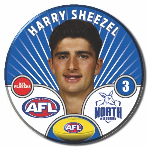 North Melbourne Kangaroos 2026 Player Pin Badge - SHEEZEL