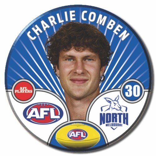 North Melbourne Kangaroos 2026 Player Pin Badge - COMBEN