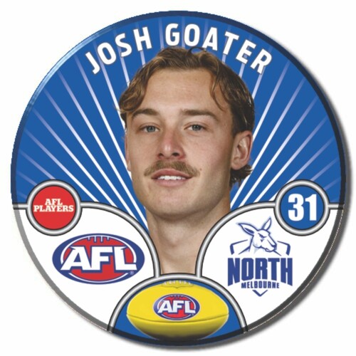 North Melbourne Kangaroos 2026 Player Pin Badge - GOATER