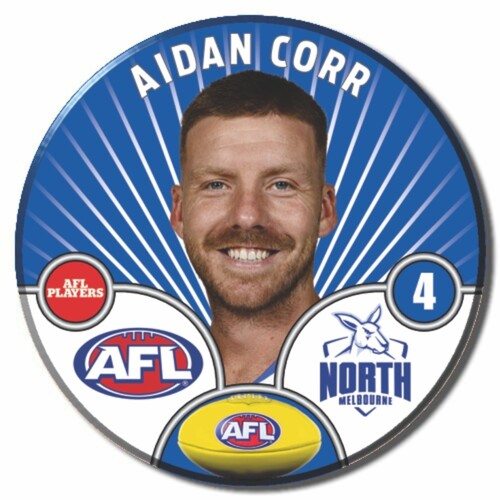 North Melbourne Kangaroos 2026 Player Pin Badge - CORR