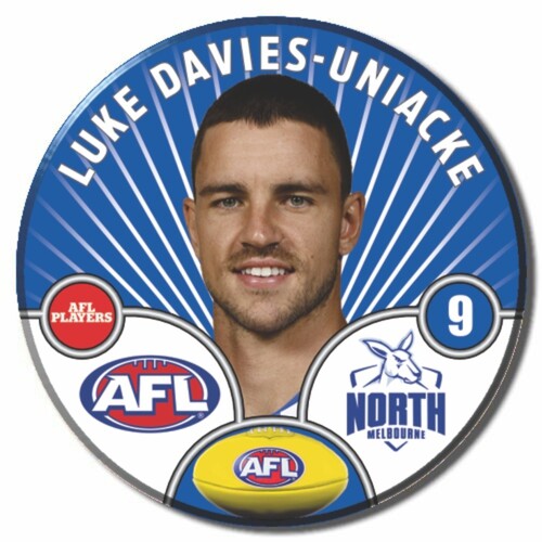 North Melbourne Kangaroos 2026 Player Pin Badge - DAVIES-UNIACKE
