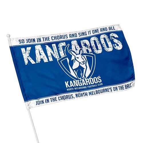 North Melbourne Kangaroos Kids Supporter Flag