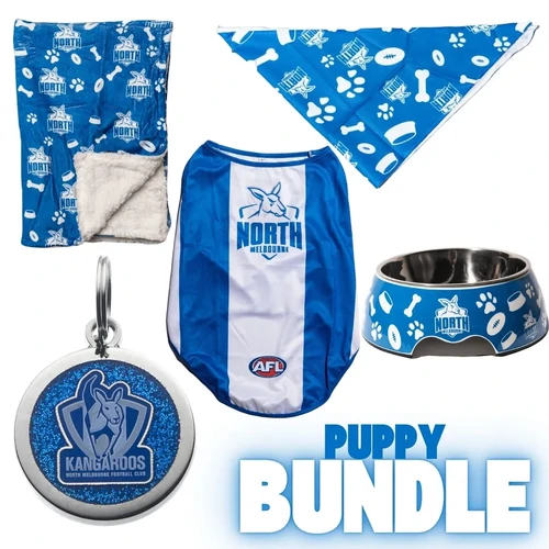 North Melbourne Kangaroos Puppy Bundle
