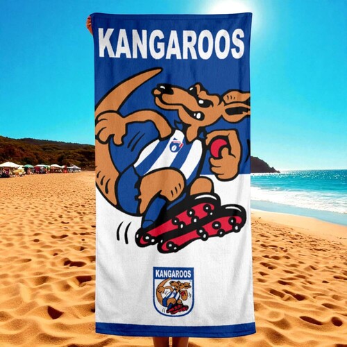 North Melbourne Kangaroos Jumbo Beach Towel