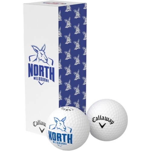 North Melbourne Kangaroos Golf Balls 3-Pack