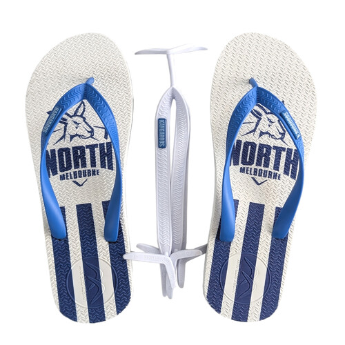 North Melbourne Kangaroos Boomerangz Thongs w/extra Straps