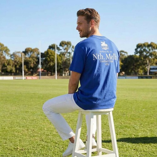 North Melbourne Kangaroos Mens Multi Logo Tee