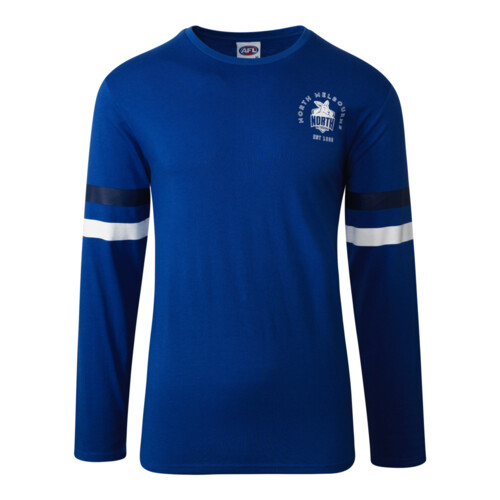 North Melbourne Kangaroos Mens Long Sleeve T-Shirt