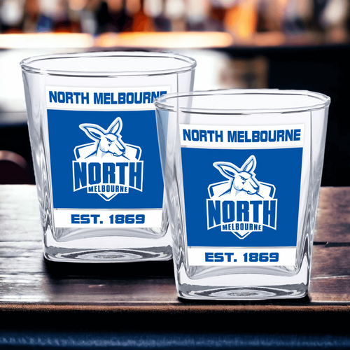 North Melbourne Kangaroos Spirit Glasses Set of 2