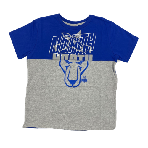 North Melbourne Kangaroos Youths Split Logo Tee