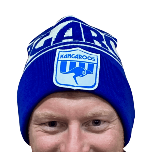 North Melbourne Kangaroos Woollen Australian Made Beanie