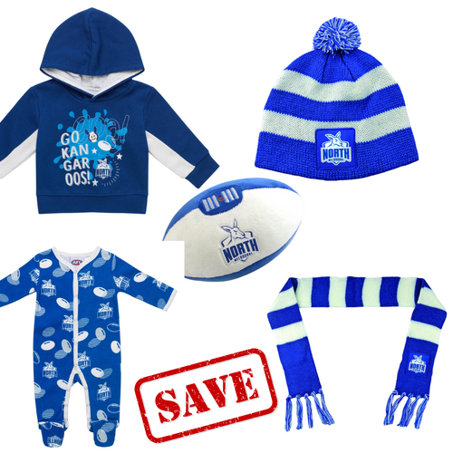 North Melbourne Kangaroos Super Value Baby Bundle