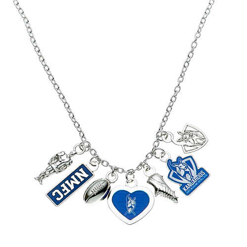 North Melbourne Kangaroos Charm Pendant Necklace