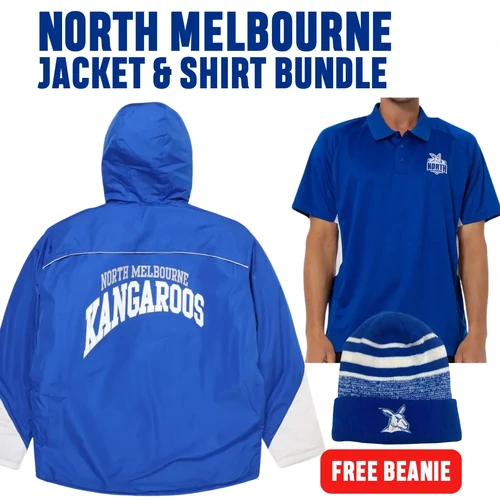 North Melbourne Kangaroos Jacket & Polo Combo