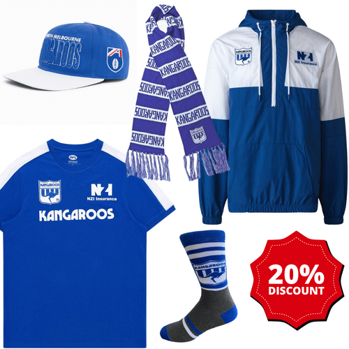 North Melbourne Kangaroos Throwback Value Bundle