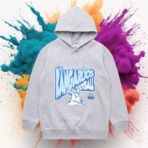 North Melbourne Kangaroos Youths Footy Hood
