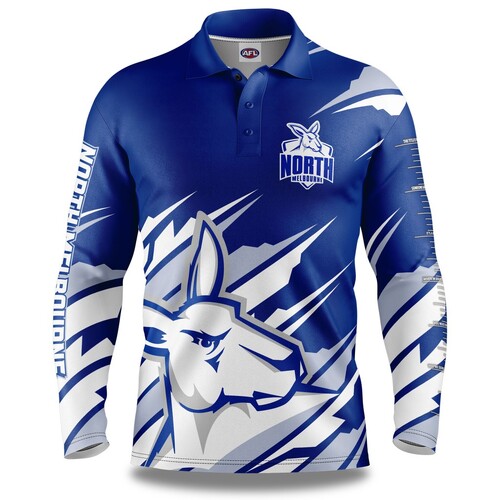 North Melbourne Kangaroos Ignition Adults Fishing Shirt