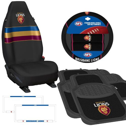 Brisbane Lions Car Accessories Value Pack