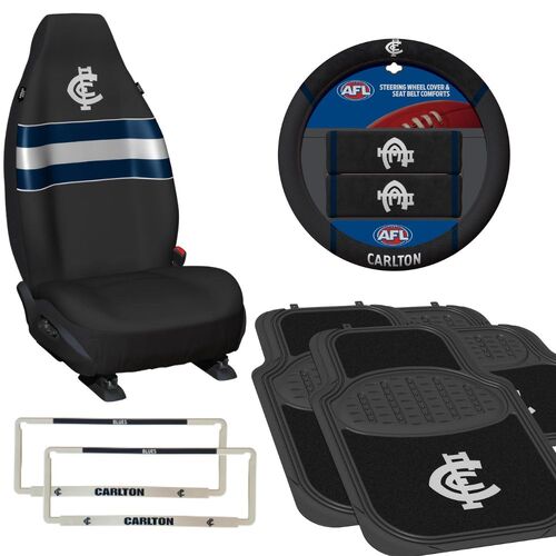 Carlton Blues Car Accessories Value Pack