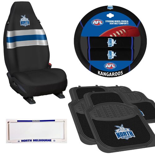 North Melbourne Kangaroos Car Accessories Value Pack
