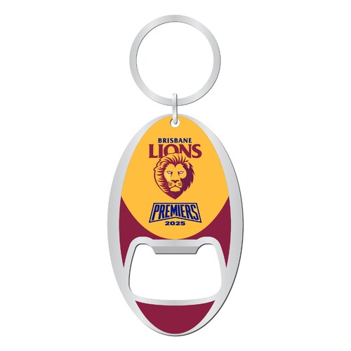 Brisbane Lions 2025 Premiers Bottle Opener