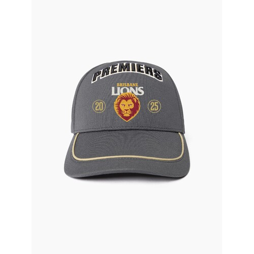 Brisbane Lions 2025 Adults Premiers Grey Cap