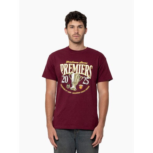 Brisbane Lions 2025 Premiers Adults Tee