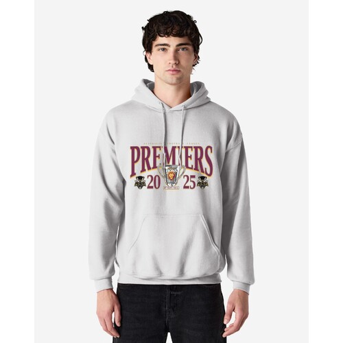 Brisbane Lions 2025 Premiers Adults Hoodie