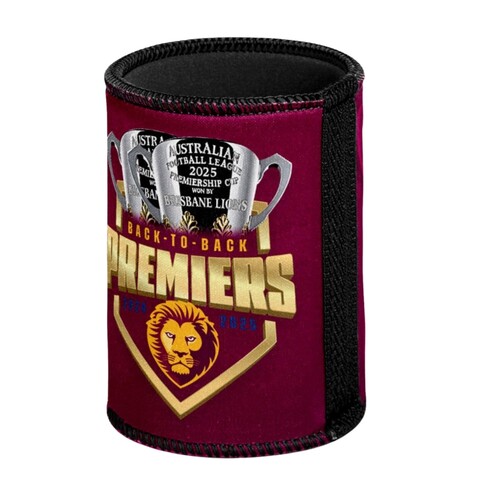 Brisbane Lions 2025 Premiership Score Stubby Holder