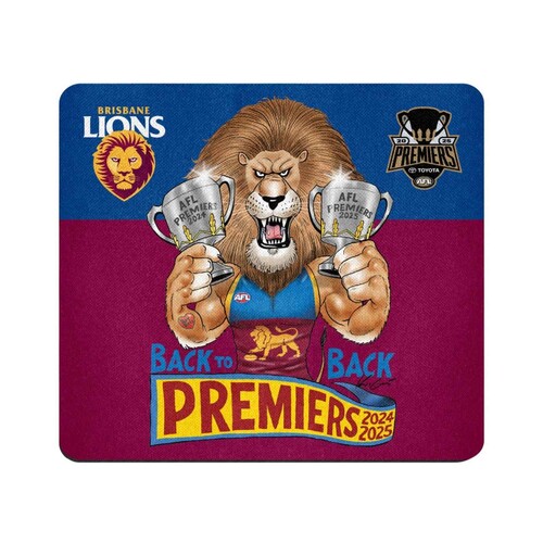Brisbane Lions 2025 Mark Knight Mouse Mat